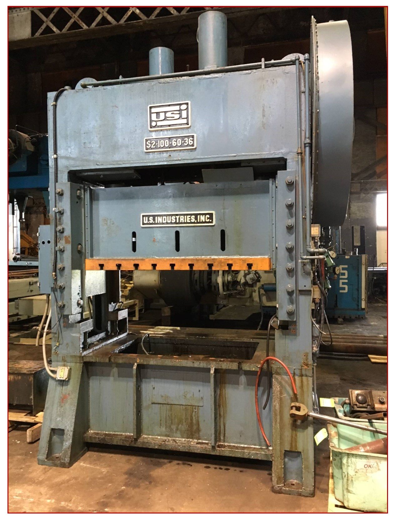 100 Ton Capacity USI Clearing Press For Sale | Call 616-200-4308