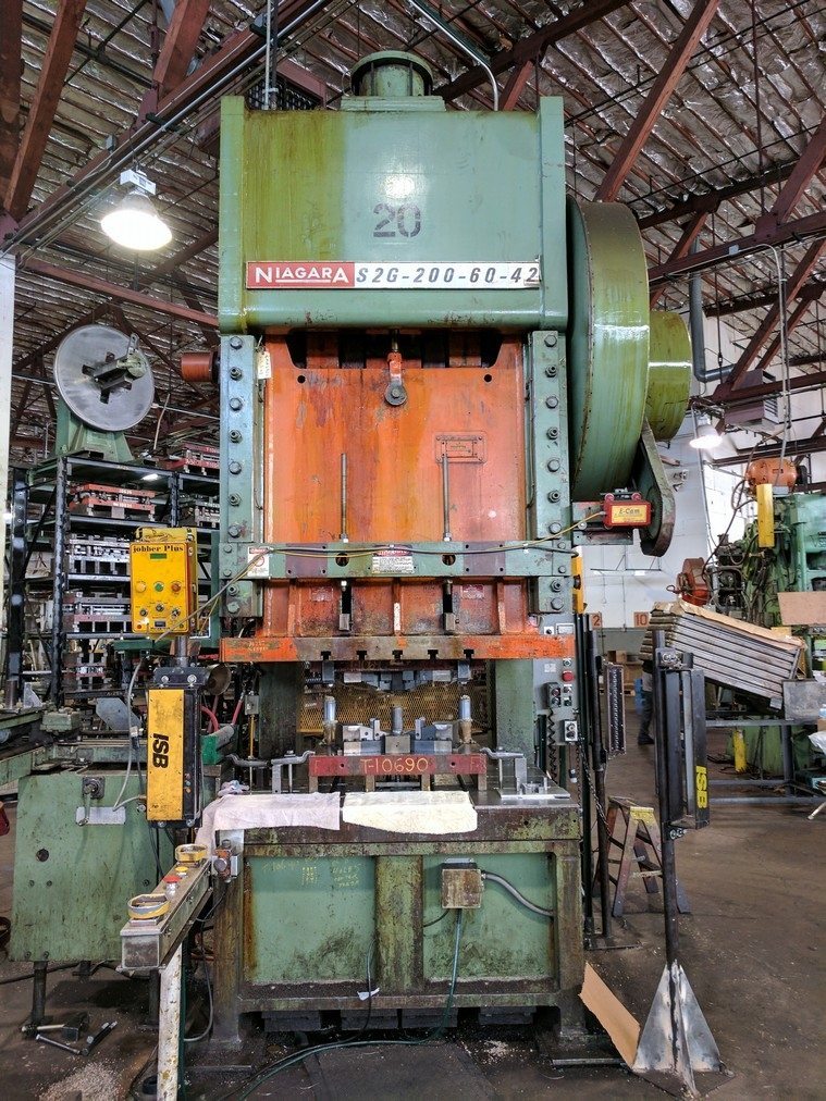 Ton Capacity Niagara Gap Frame Press For Sale Call