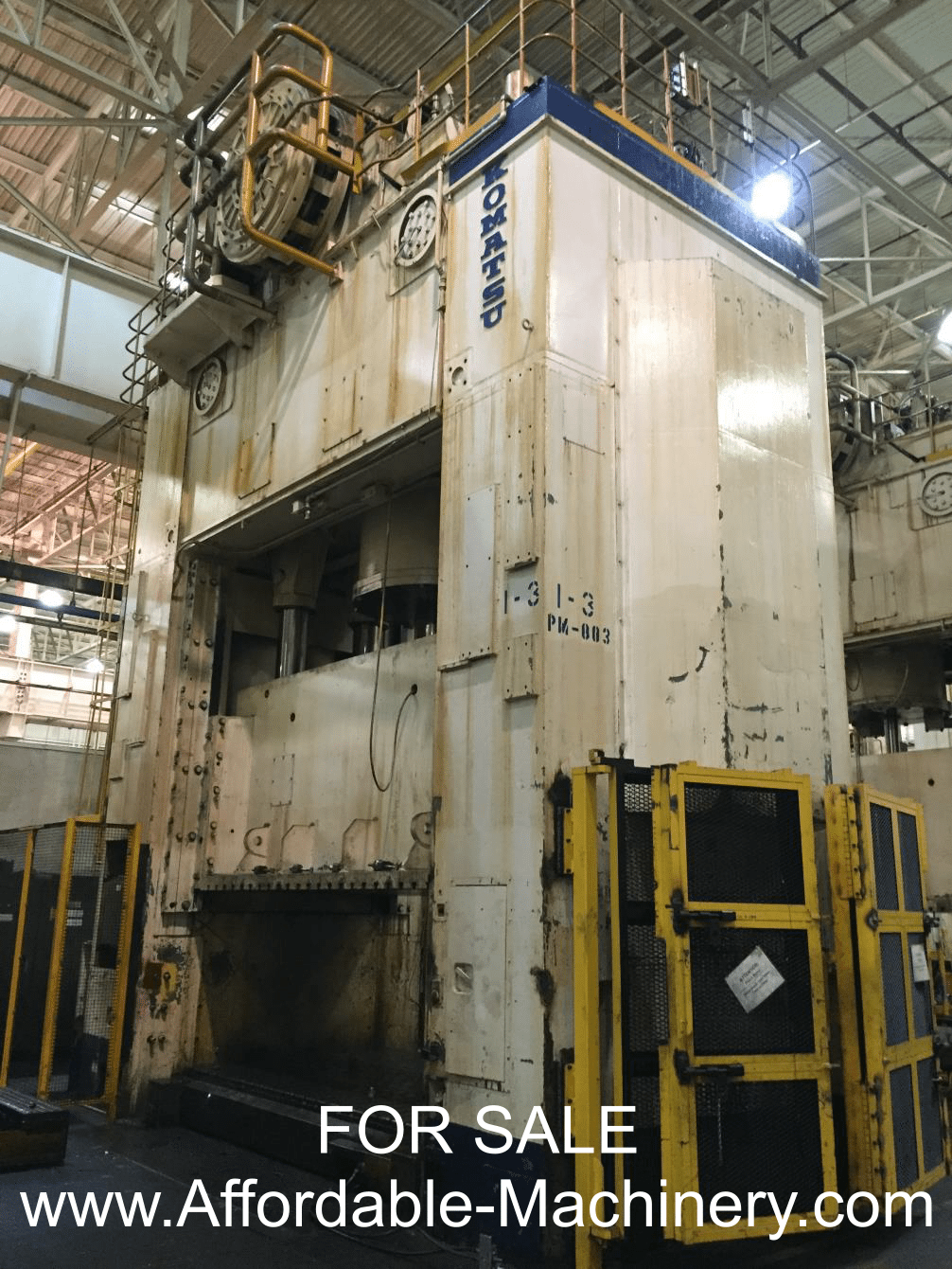 1000 Ton Komatsu Straight Side Stamping Press For Sale 4 Affordable