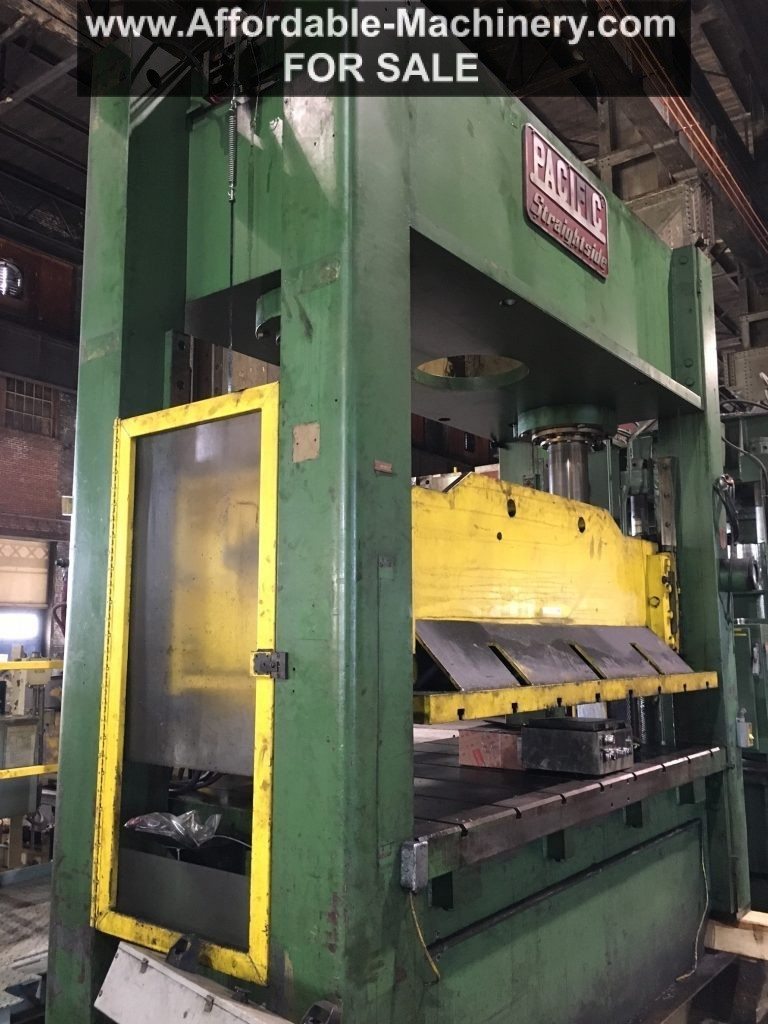 200 Ton Capacity Pacific Straight Side Hydraulic Press For Sale Call