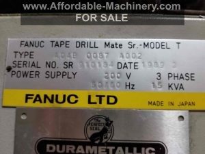 Fanuc Drill Tapping Mill CNC Machine For Sale