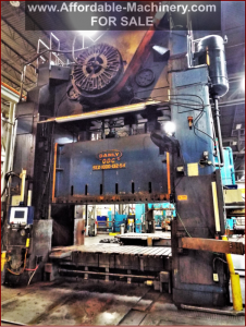 1000 Ton Danly Straight Side Press For Sale