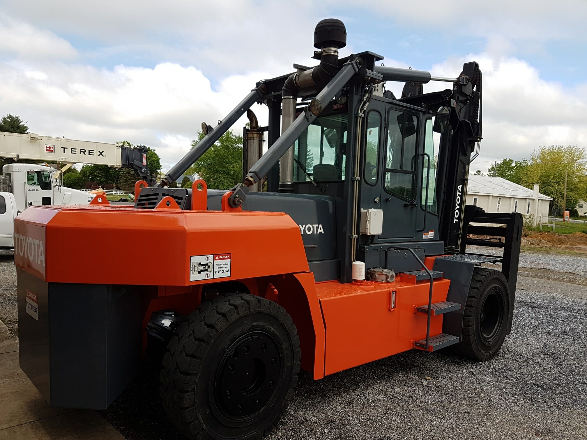 36,000 Lb Capacity Toyota THD3600-48 Forklift For Sale 18 Ton | Call ...