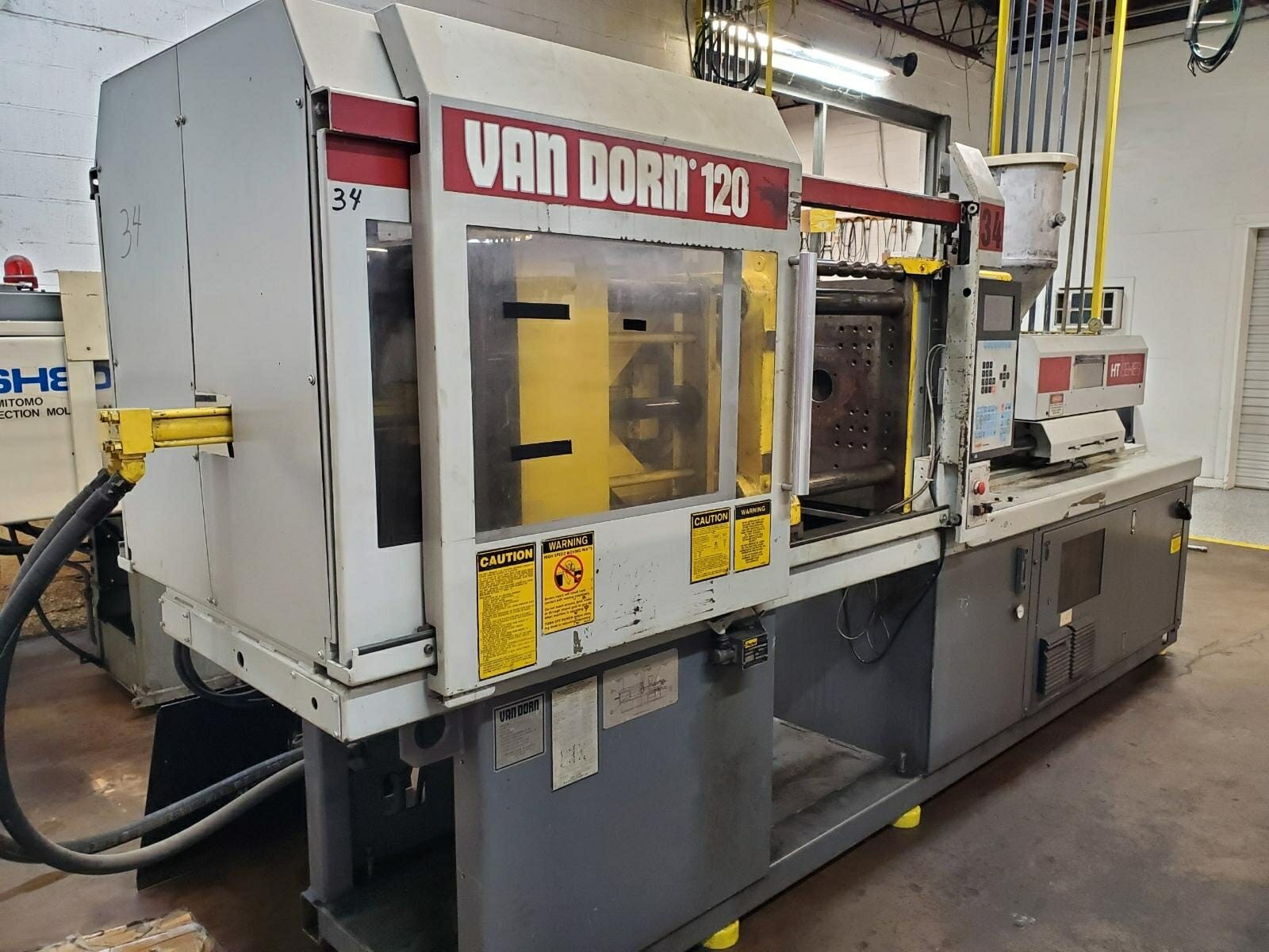 Awesome Machines — 120 Ton Van Dorn Plastic Injection Molding Machine...