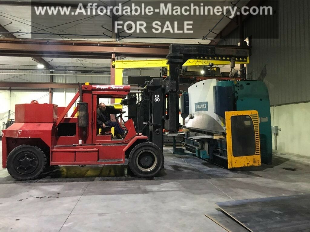 80,000 lbs Bristol Forklift Model RS80 For Sale Call 616200