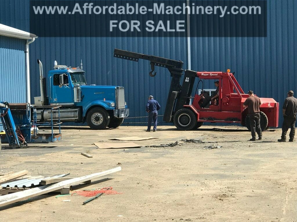 80,000 lbs Bristol Forklift Model RS80 For Sale Call 6162004308