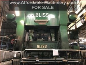 1,000 Ton Bliss Straight Side Press For Sale